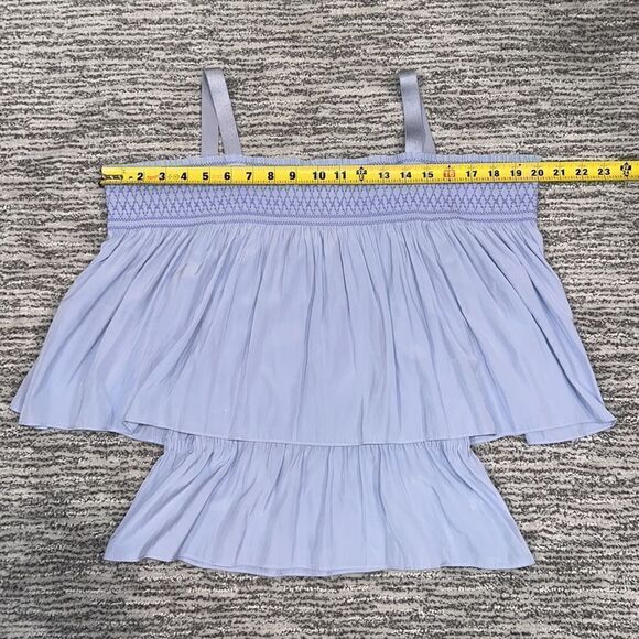 NWT Ramy Brook Shari Blue Layered Top Small - Picture 7 of 12